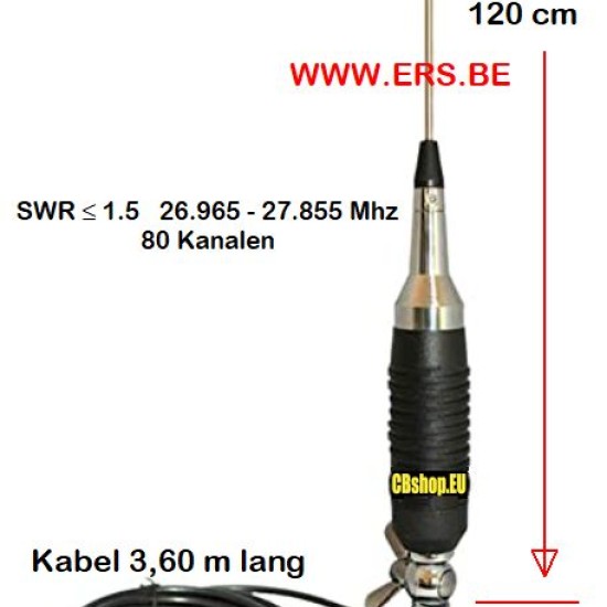 PréCalibrated ERS-120 CB-Antenne